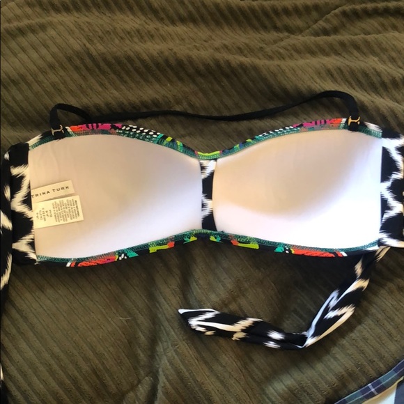 NWOT Trina Turk molded bikini top sz 12 - Picture 2 of 6